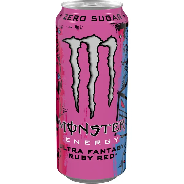 Enerģijas dzēriens MONSTER Ultra Ruby Red, bundžā, 0.5l (DEP)