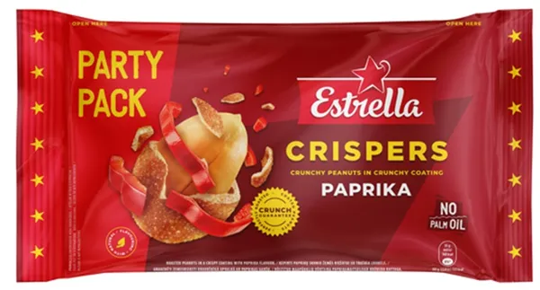 Zemesrieksti ESTRELLA grauzdēti ar papriku 260g