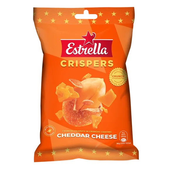 Zemesrieksti Estrella ar čedara siera garšu 140g