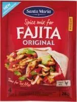 Garšvielu maisījums Santa Maria Fajita 28g