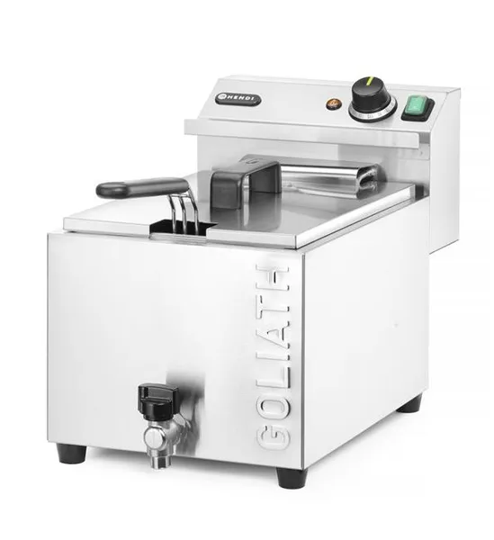 Friteris XL ar notekkrānu Goliath, 10l, 400V/ 10200W, 300x585x(H)392mm, 209431