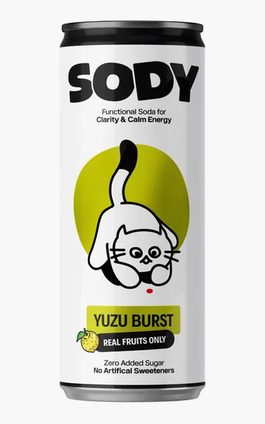 Funkcionāls dzēriens SODY Yuzu, 0.33l (DEP)