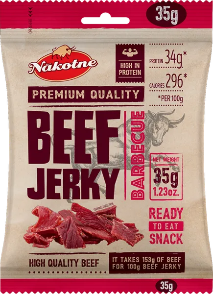 Gaļas uzkoda BEEF Jerky BBQ, 35g