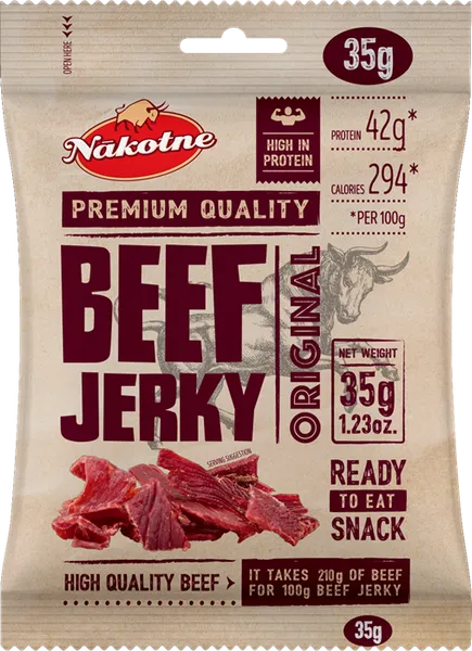 Gaļas uzkoda BEEF Jerky Original, 35g