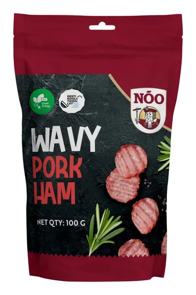 Gaļas uzkoda NOO CEPEŠKUNGS Wavy Pork Ham, 100g