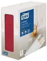 Galda piederumu kabatiņas salvete TORK Linstyle, bordo, 21x9.5 cm, 60 gab., 1 slānis, 477231