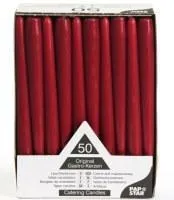 Galda sveces, D 2,2 x 25 cm, bordo, 50 gab.