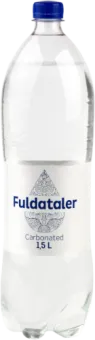 Galda ūdens FULDATALER gāzēts, PET, 1.5l (DEP)