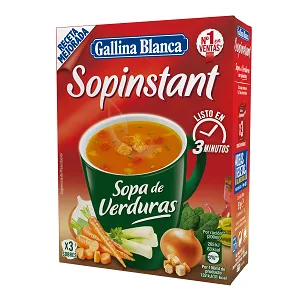 Dārzeņu krēmzupa ar grauzdiņiem 51g, Gallina Blanca