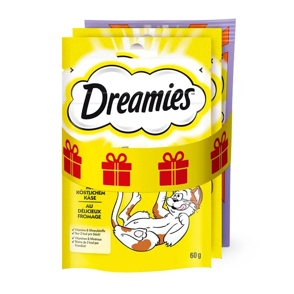 Gardums kaķiem DREAMIES MIX 3x60g