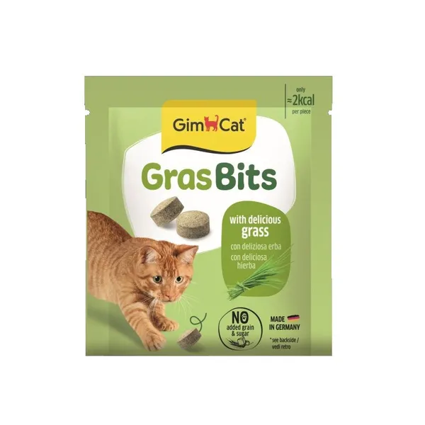 Gardums kaķiem GIMCAT, zāles bumbiņas, 10g