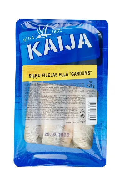 Siļķu fileja eļļā KAIJA Gardums 400g