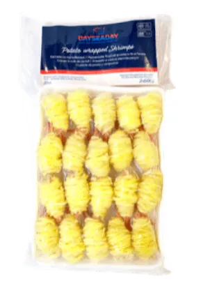 Garneles kartupeļu apvalkā, saldētas, 1kg