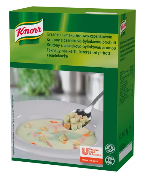 Garšaugu ķiploku grauzdiņi KNORR, 700g