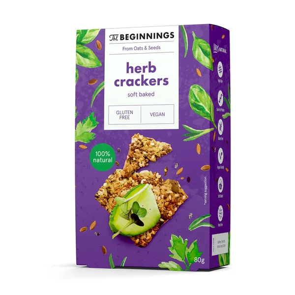 Sēklu krekeri ar garšaugiem 80g [8]