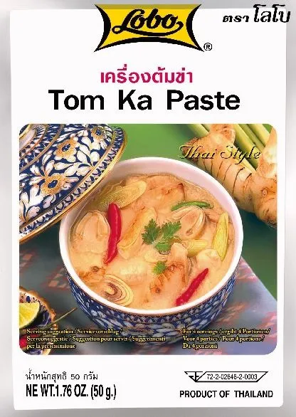 Garšvielu pasta TOM KHA, 50g