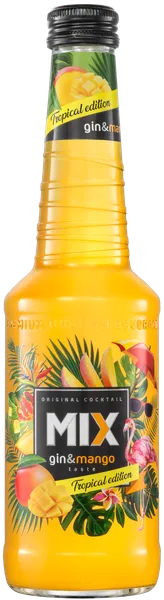 Gāzēts alkoholisks kokteilis MIX Original Gin&Mango, 4%, stiklā, 0.33l (DEP)