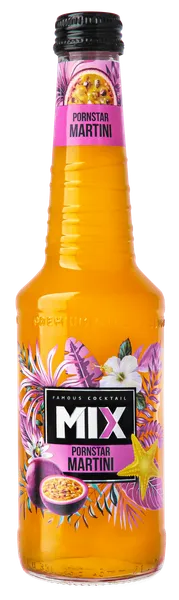 Gāzēts alkoholisks kokteilis MIX Original PornStarMartini, 4%, stiklā, 0.33l (DEP)