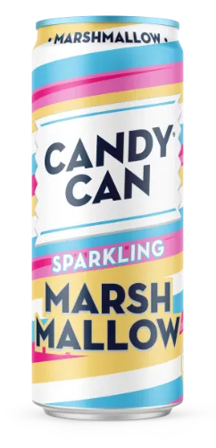 Gāzēts atspirdzinošs dzēriens CANDY CAN, ar marshmallow garšu, 0.33l, bundža (DEP)