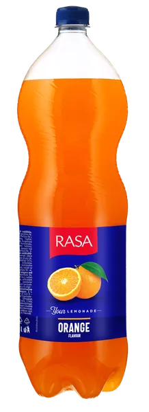 Gāzēts atspirdzinošs dzēriens RASA ar apelsīnu garšu, ar cukuriem un saldinātāju, PET, 2l (DEP)