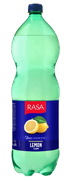 Gāzēts atspirdzinošs dzēriens RASA ar citronu garšu, ar cukuriem un saldinātāju, PET, 2l (DEP)