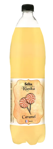 Gāzēts atspirdzinošs dzēriens Selita Klasika ar karameļu g., ar cukuriem un saldin. PET, 1,5l (DEP)