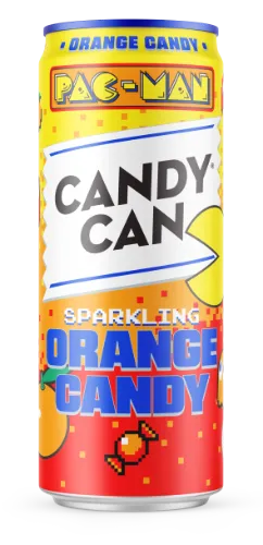 Gāzēts bezalkoholiskais dzēriens CANDY CAN x Pac-Man Orange Candy, 0,33 l (DEP)