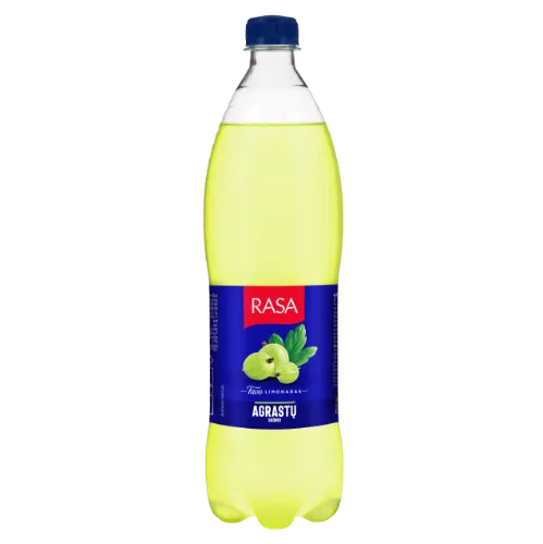 Gāzēts bezalkoholiskais dzēriens RASA ar ērkšķogu garšu, 1l PET (DEP)