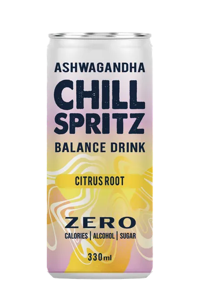 Gāzēts dzēriens CHILL SPRITZ Citrus Root, bundžā, 0.33l (DEP)