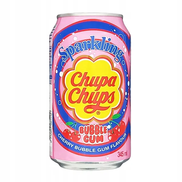 Gāzēts dzēriens CHUPA CHUPS Bubblegum, 0.345l (DEP)
