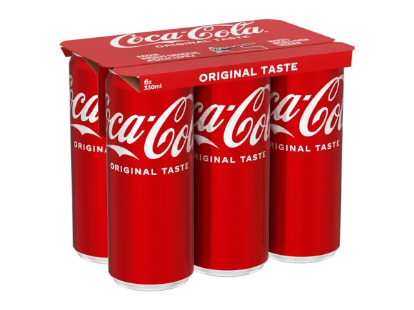 Gāzēts dzēriens COCA COLA, bundžā, 6gabx0.33l (DEP)