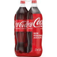 Gāzēts dzēriens COCA COLA, PET, 2x1.5l (DEP)