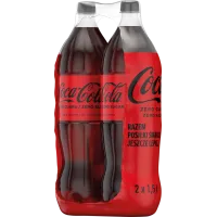 Gāzēts dzēriens COCA COLA Zero, PET, 2x1.5l (DEP)