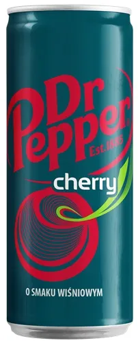Gāzēts dzēriens DR. PEPPER Cherry, bundžā, 0.33l (DEP)