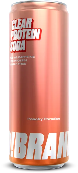 Gāzēts dzēriens PRO!BRANDS Clear Protein Soda, ar persiku garšu, bundžā, 0.33l (DEP)