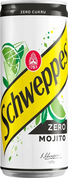 Gāzēts dzēriens SCHWEPPES Mojito Zero, bundžā, 0.33l (DEP)