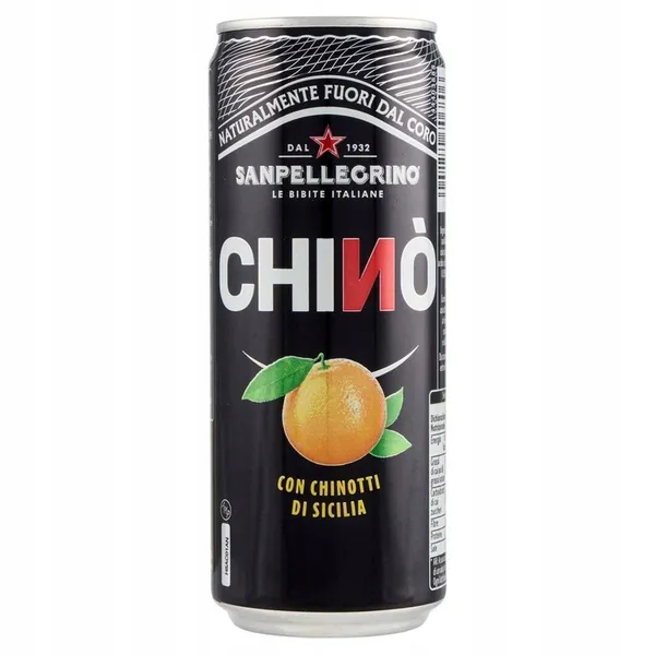 Gāzēts dzēriens S.PELLEGRINO Chino, bundžā, 0.33l (DEP)