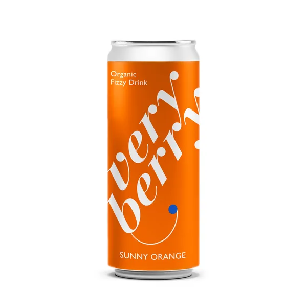 Gāzēts dzēriens VERY BERRY Sunny Orange, bundžā, 0.33l (DEP)