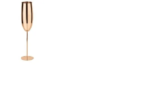 Glāze šampanietim Copper, nerūsējošais tērauds, 270 ml, H 25,5 cm