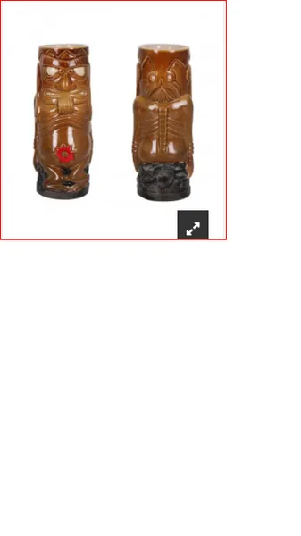 Glāze TIKI KALUI, kokteiļiem, keramika, 350 ml, D 6 cm, A 18 cm, gab