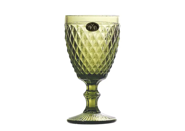 Glāzes Anais, zaļas, stikls, 350ml, D 8,8cm, H 17cm, 6gab