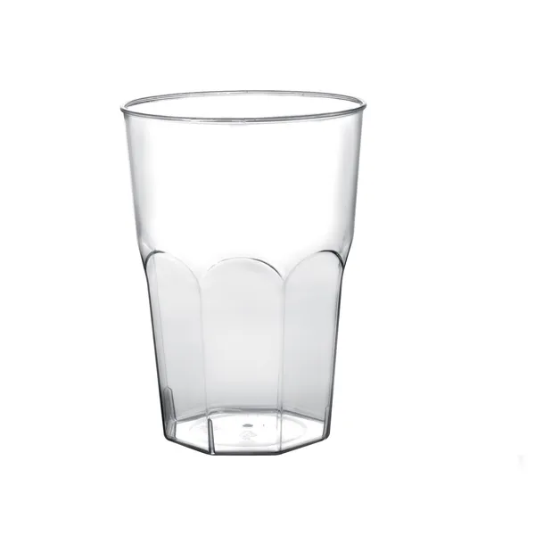 Glāzes (depozīta)  kokteiļiem GOLD PLAST 420ml, PP, vairākkārt lietojamas, 0.361kg, 20gab