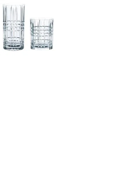Glāzes kokteiļiem, viskijam NACHATMANN Square, 7505, 12gab
