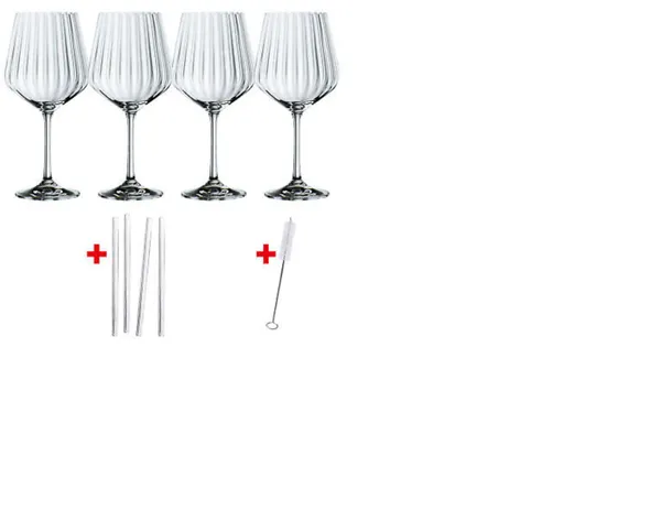 Glāzes NACHTMANN Tastes Good Gin&Tonic, 640ml, ar salmiņu, kristāls, 4gab