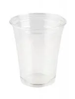 Glāzes PET 250ml, D78mm, H105mm, 0.3kg, 50 gab.