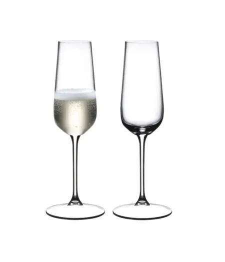 Glāzes RIEDEL GRAPE Champagne,  250 ml, H 24,1 cm, D 6 cm, 2gab, 6424/08