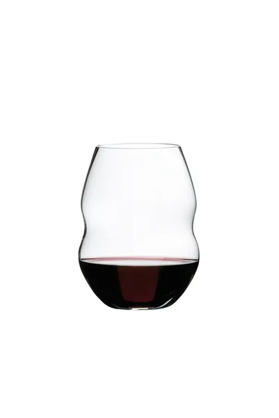 Glāzes RIEDEL SWIRL sarkanvīnam, kristāla,  580 ml, H 12 cm,12gab, 0413/30