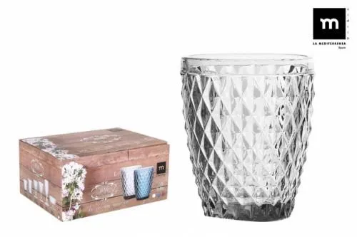 Glāzes Sidari, caurspīdīgas, stikls, 270ml, D 8cm, H 10cm, 6gab