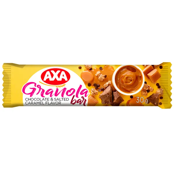 Granolas batoniņš AXA, ar šokolādi un sāļās karameles garšu, 30g