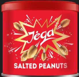 Grauzdēti zemessrieksti Jėga ar sāli (bundžā), 140g